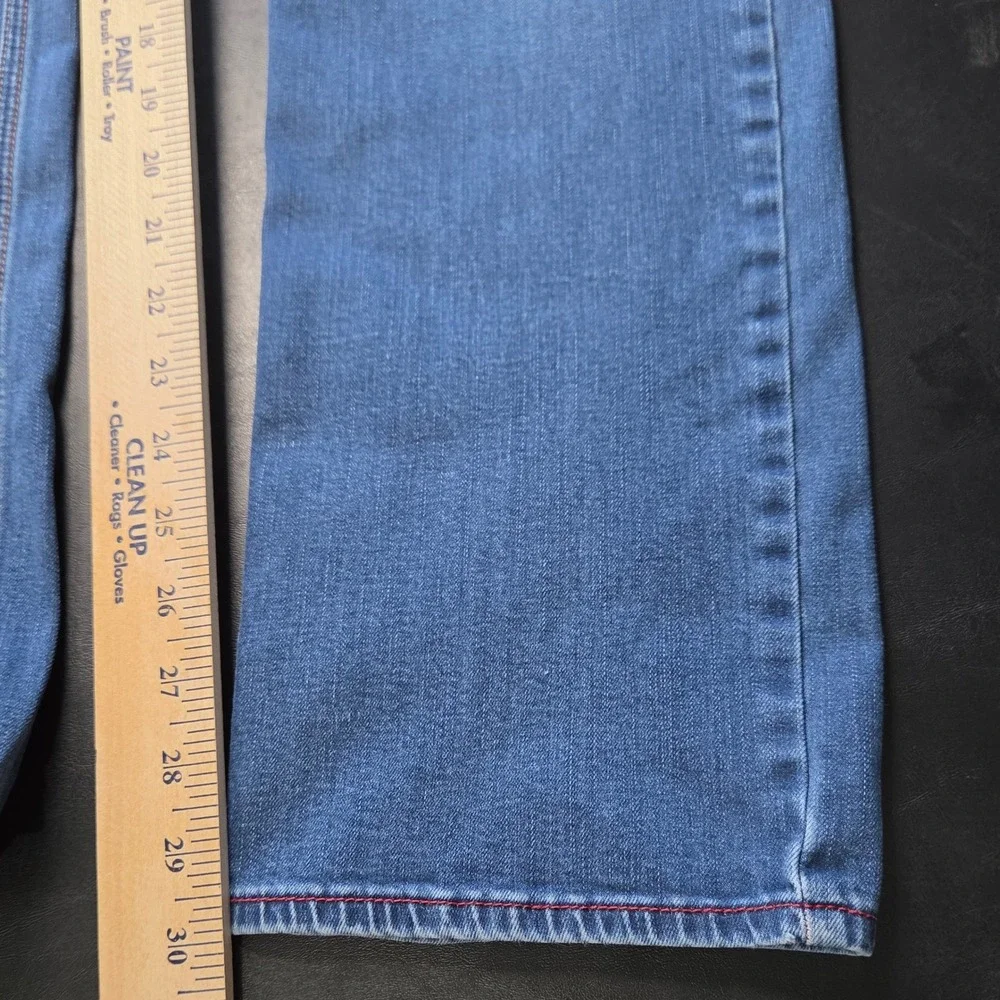 Mountain Khakis Jeans Mens 33x30 Blue Excellent Slim Fit Organic Cotton Rugged